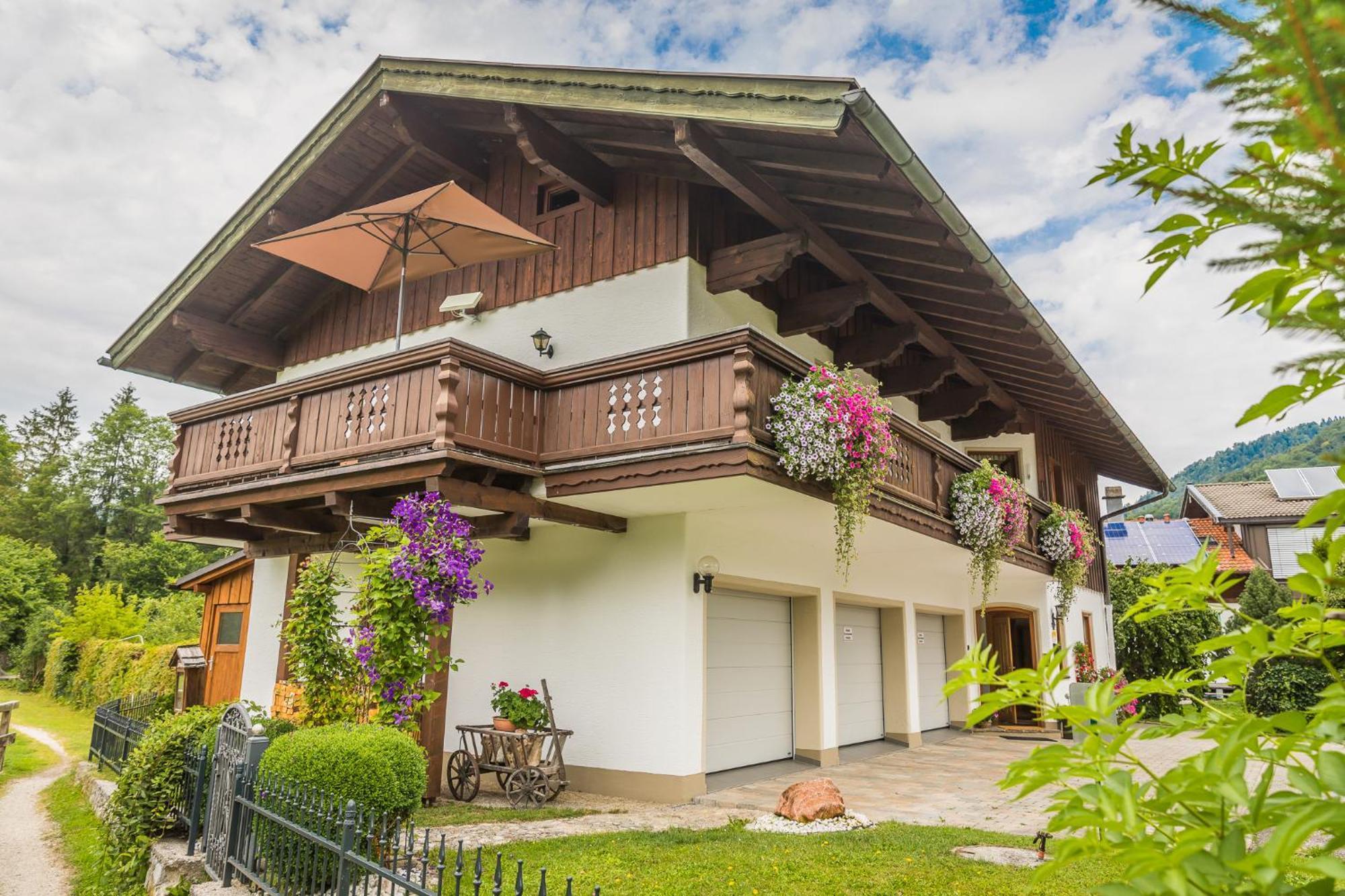Ferienhaus Eva Inkl. Chiemgaukarte Ruhpolding Bagian luar foto